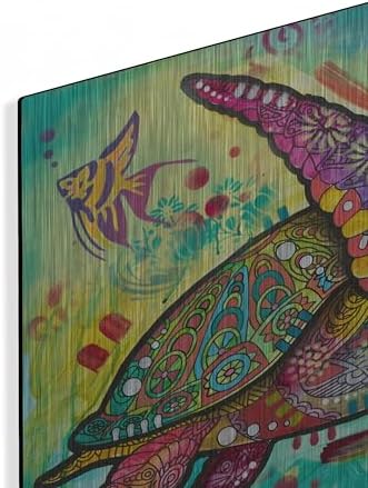 Luxe Metal Art Sea Turtle 2 Wall Art 24x16
