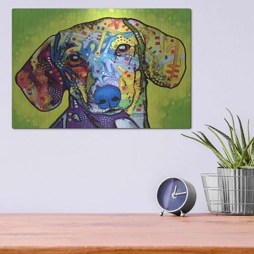 Dachshund Metal Wall Art 16x12 by Dean Russo