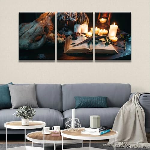 LSIUHWUWI 3 Panels Canvas Print Art Set