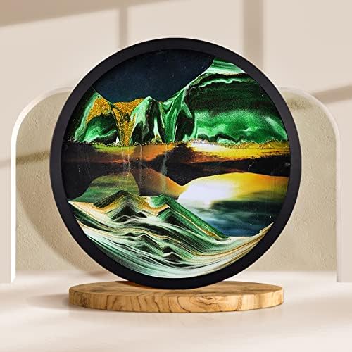 JZWLW 3D Deep Sea Sand Art Wall Decor 173 Inch
