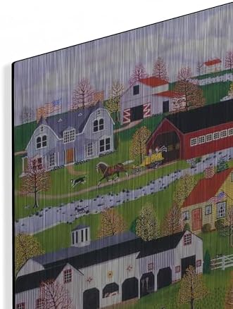 Yellow Buggy Ride Metal Wall Art 12x16