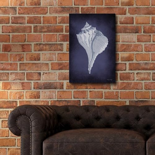 Epic Art Blue Seashell II Acrylic Wall Art 16x24