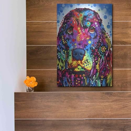 Cocker Spaniel 2 Metal Wall Art by Dean Russo 12x16