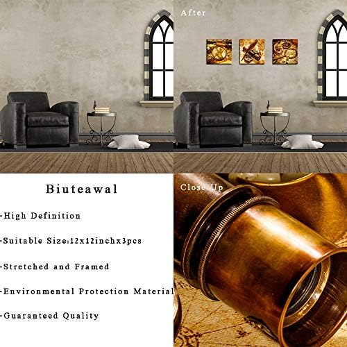 Biuteawal Vintage Canvas Wall Art Prints