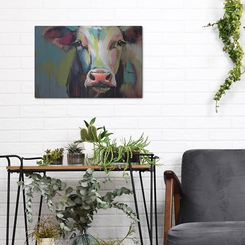 The Cow No 2 Metal Wall Art by Andreas Magnusson