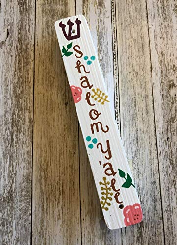 Lea Joelle Mezuzah Scroll Case Handmade Wooden Jewish Wall Art