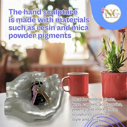 Decor Hand Sculpture Resin Boho Hands for Home Decor