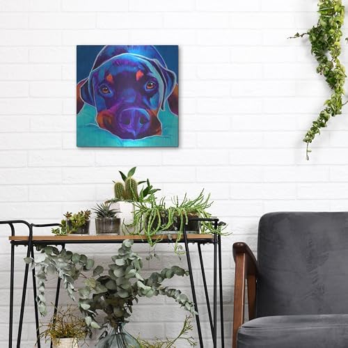 Rottie - Dexter 2 Metal Wall Art 12x12