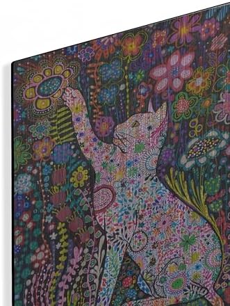 Gato2 by Noemi Ibarz Metal Wall Art 12x16