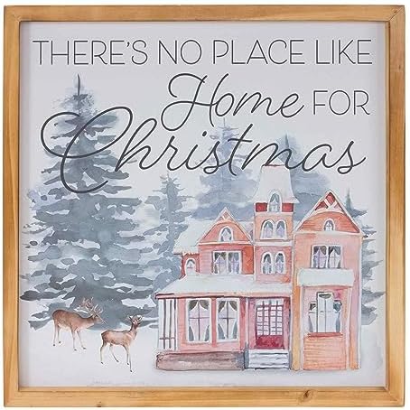 Melrose International Welcome Home Holiday Wall Art Set of 2