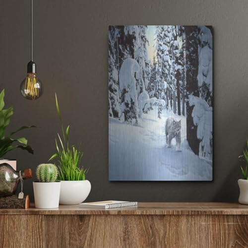 Silent Steps Metal Wall Art by Ron Parker 12x16