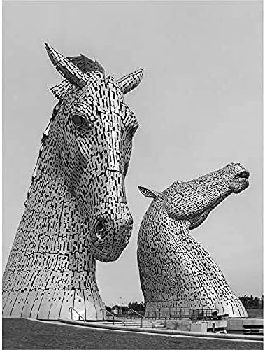 Fine Art Prints Kelpies Horse Sculptures Falkirk Scotland Canvas Wall Art Print