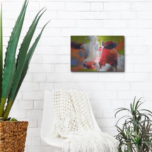 Art Cow Metal Wall Art by Richard Wallich 16x12