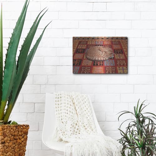Forty Winks Metal Wall Art 16x12 by Janet Pidoux
