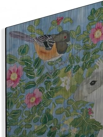 Bunny with Towee Metal Wall Art by Carissa Luminess
