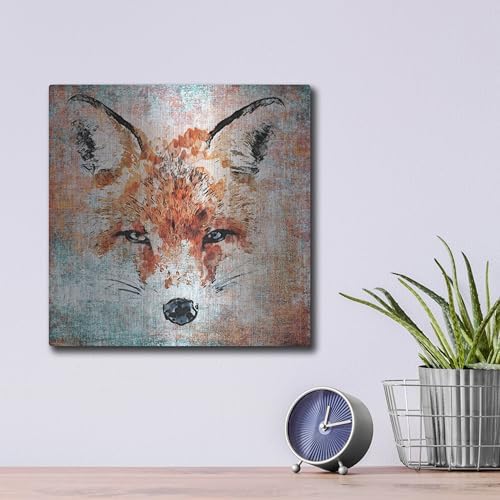 Red Fox 3 Metal Wall Art by Irena Orlov