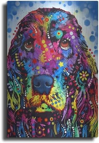 Cocker Spaniel 2 Metal Wall Art by Dean Russo 12x16