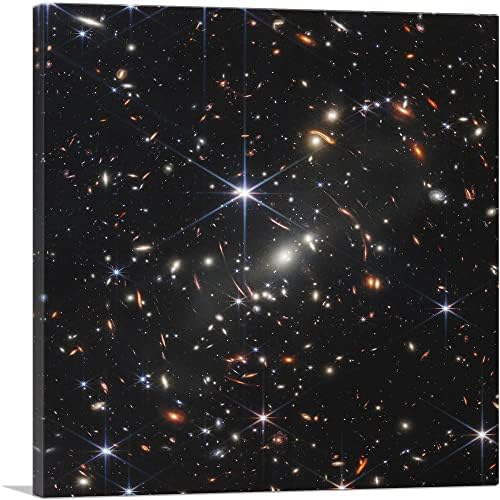 ARTCANVAS NASA James Webb Telescope Deep Field SMACS 0723 Space Galaxy Canvas Art Print Wall Decor