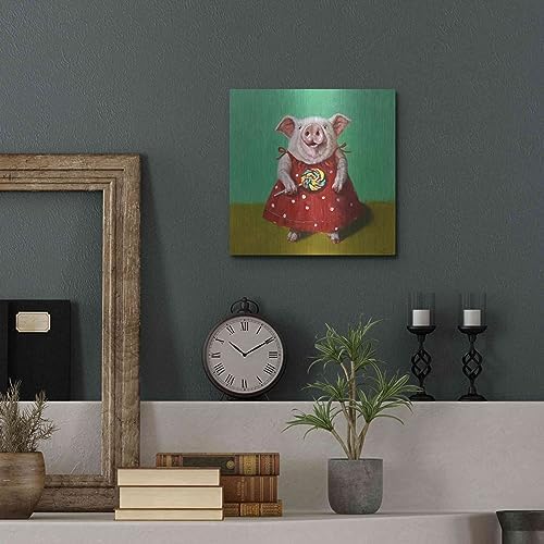 Sticky by Lucia Heffernan 12x12 Metal Wall Art
