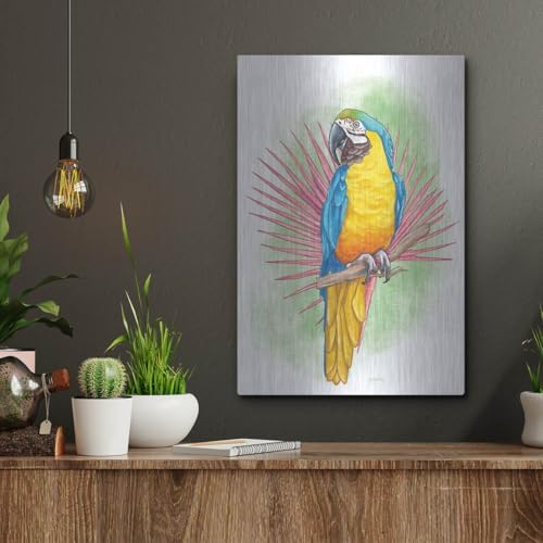 Tropical Flair 1 Metal Wall Art by Mary Urban