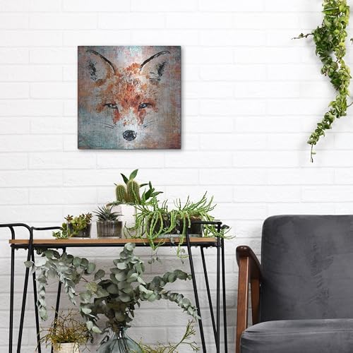 Red Fox 3 Metal Wall Art by Irena Orlov