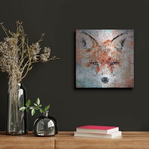 Red Fox 3 Metal Wall Art by Irena Orlov