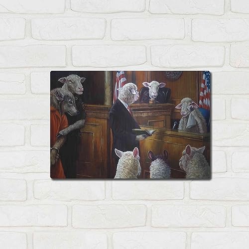 Eyewitness Metal Wall Art by Lucia Heffernan 16x12