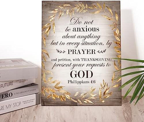 Christian Religious Canvas Wall Art Philippians 4 6 Canvas Poster Print Wall Decor