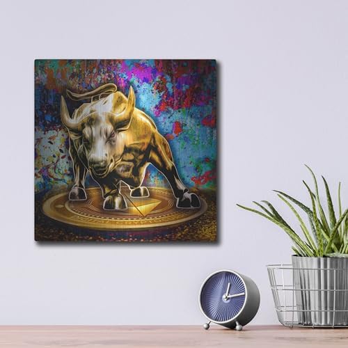 Ethereum Bull Market Metal Wall Art 12x12