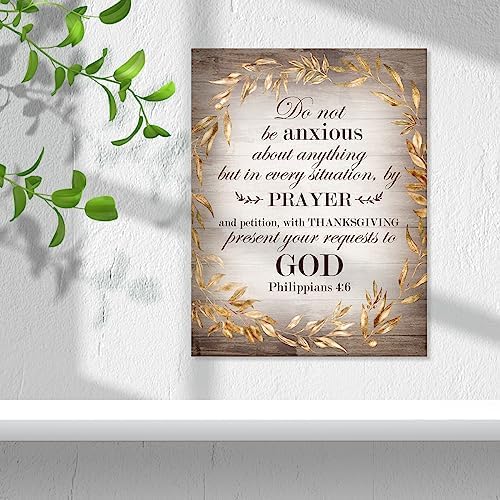 Christian Religious Canvas Wall Art Philippians 4 6 Canvas Poster Print Wall Decor