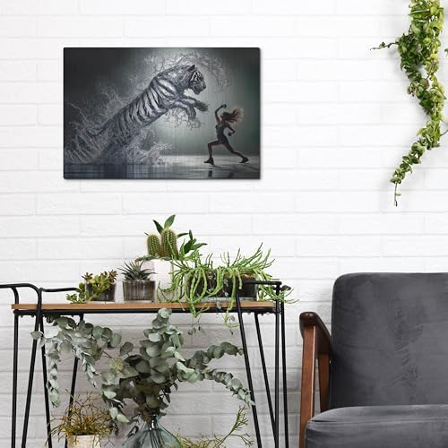 Fight Metal Wall Art by Rey Klimt 16x12