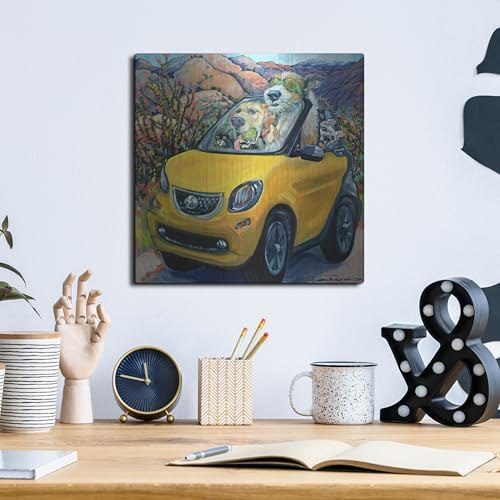Fully Charged Metal Wall Art 12x12
