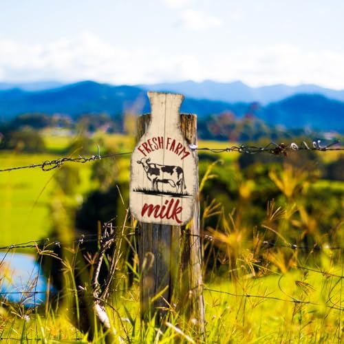 Globleland Fresh Farm Milk Vintage Metal Tin Sign 106x54inch