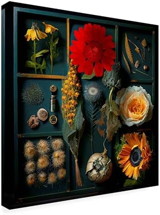 Trademark Fine Art Canvas Wall Art - Sasha Dried Flowers I