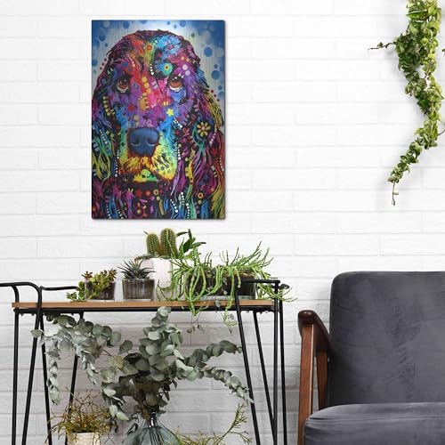 Cocker Spaniel 2 Metal Wall Art by Dean Russo 12x16