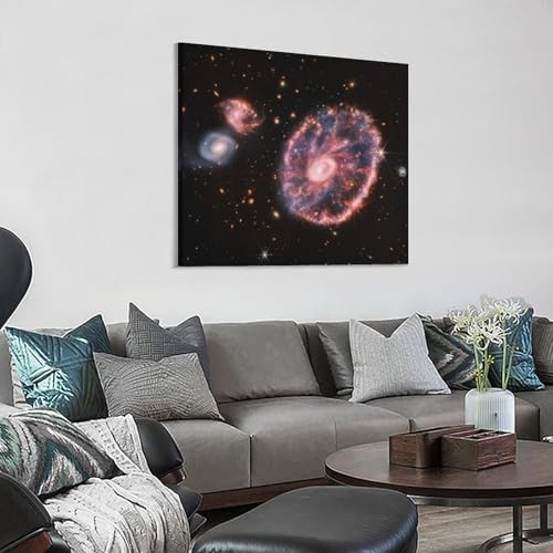 James Webb Space Telescope Canvas Poster Wall Art Print 20x20inch