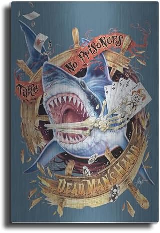 Dead Man Hand II Metal Wall Art by James Mazzotta 16x24