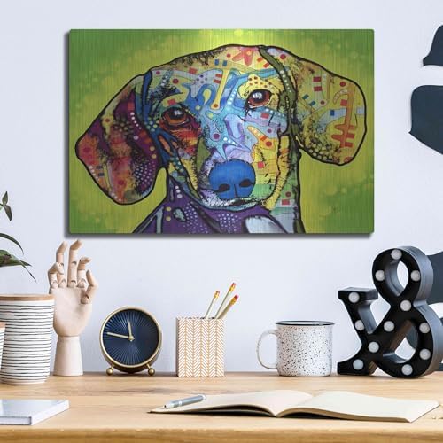 Dachshund Metal Wall Art 16x12 by Dean Russo