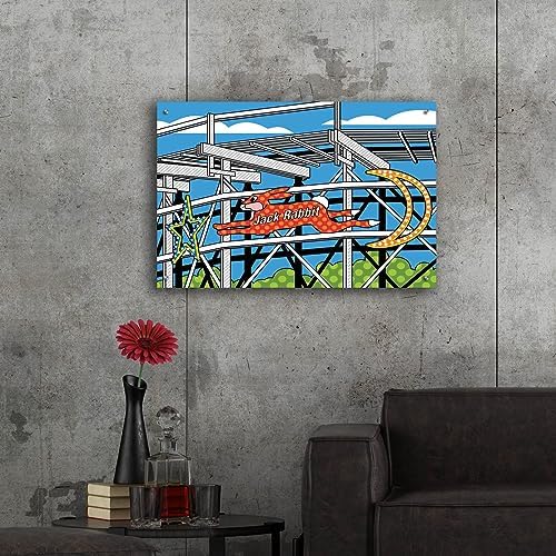 Jack Rabbit Roller Coaster Acrylic Wall Art by Ron Magnes