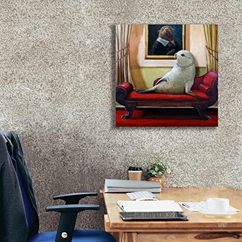 Epic Graffiti Trophy Wife by Lucia Heffernan Canvas Art 26x26