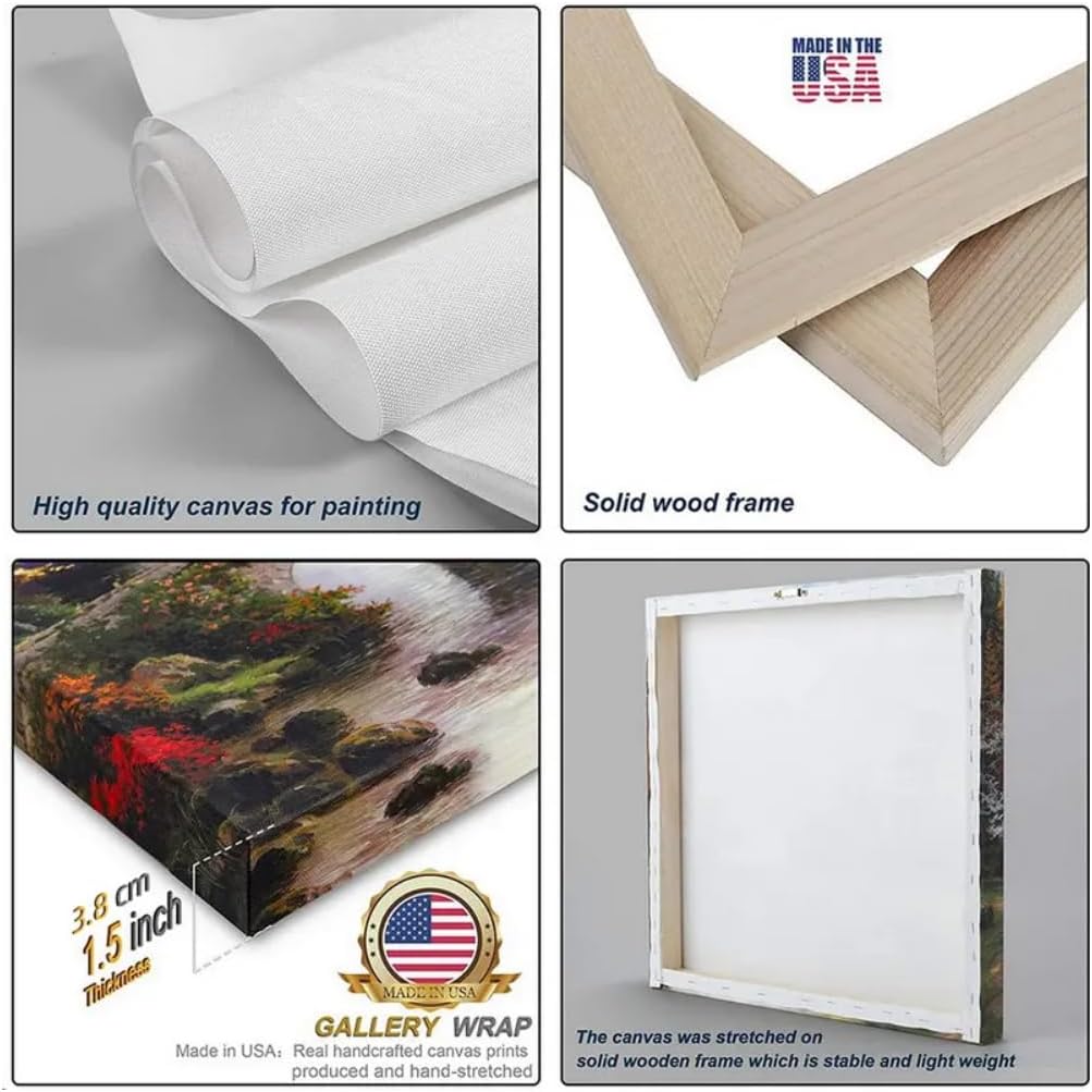 Fall Vintage Sunflower Canvas Wall Art 12x18 Inches