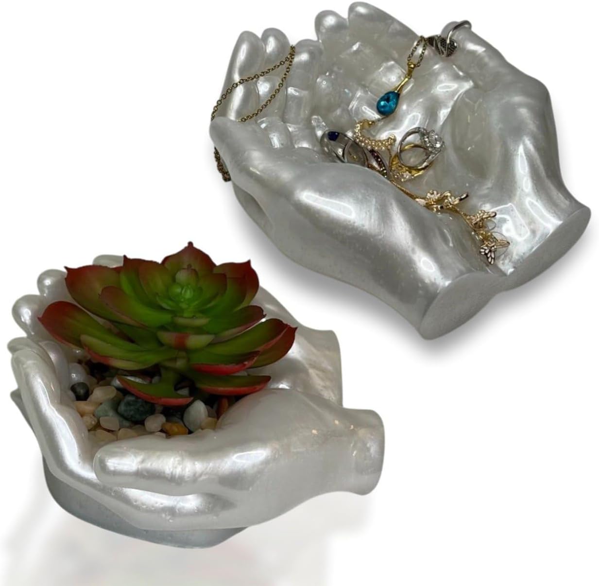 Decor Hand Sculpture Resin Boho Hands for Home Decor