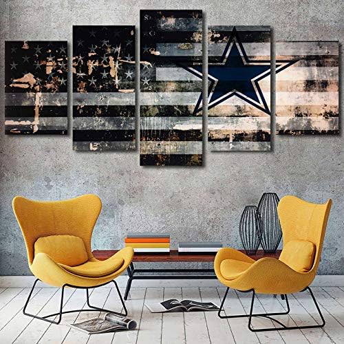 Dallas Cowboys Football Poster Wall Art Set