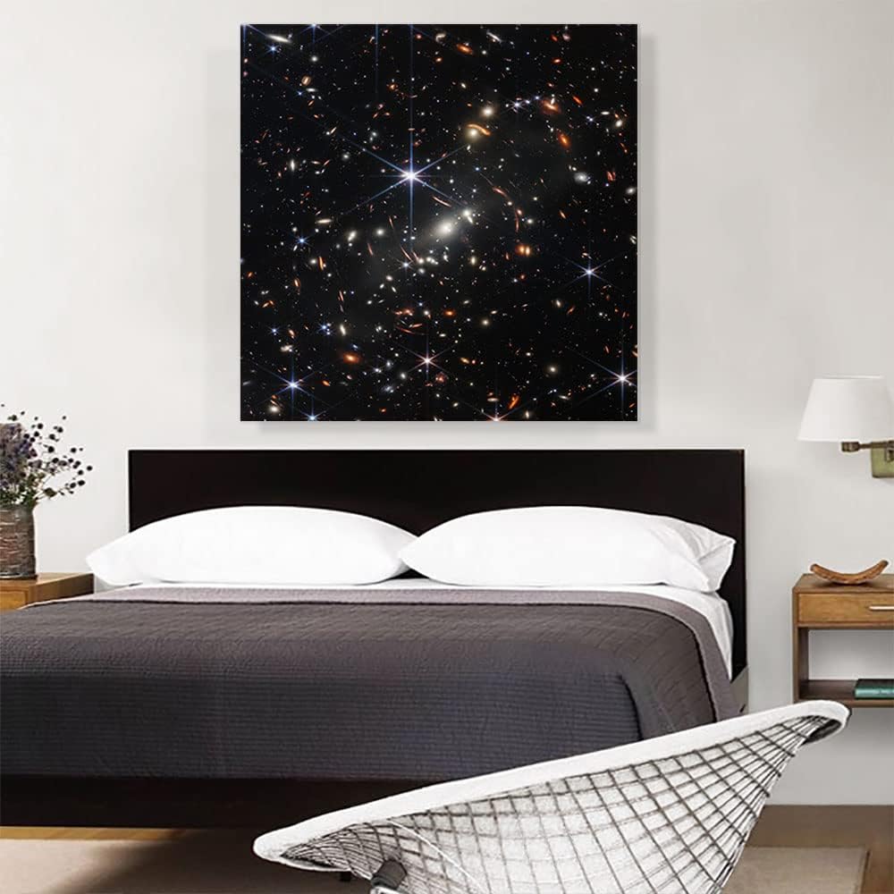 ARTCANVAS NASA James Webb Telescope Deep Field SMACS 0723 Space Galaxy Canvas Art Print Wall Decor