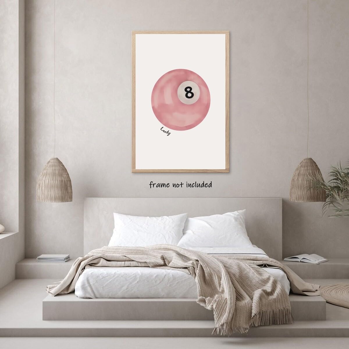 SFAOHPR Vintage Pool Ball Wall Art Retro 12x16inch Poster