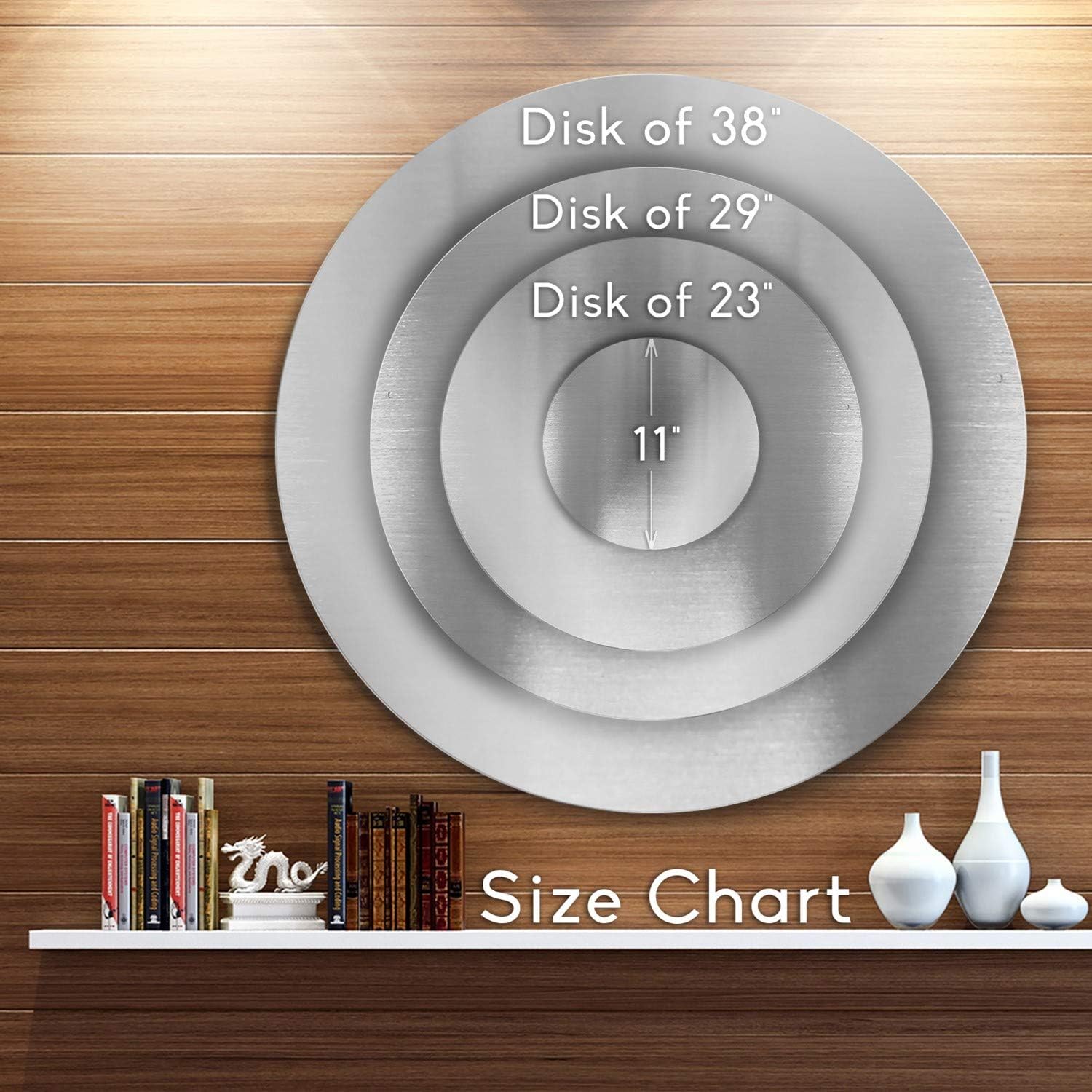 Designart Perfume Bottle Watercolor Metal Wall Art 38x38 White