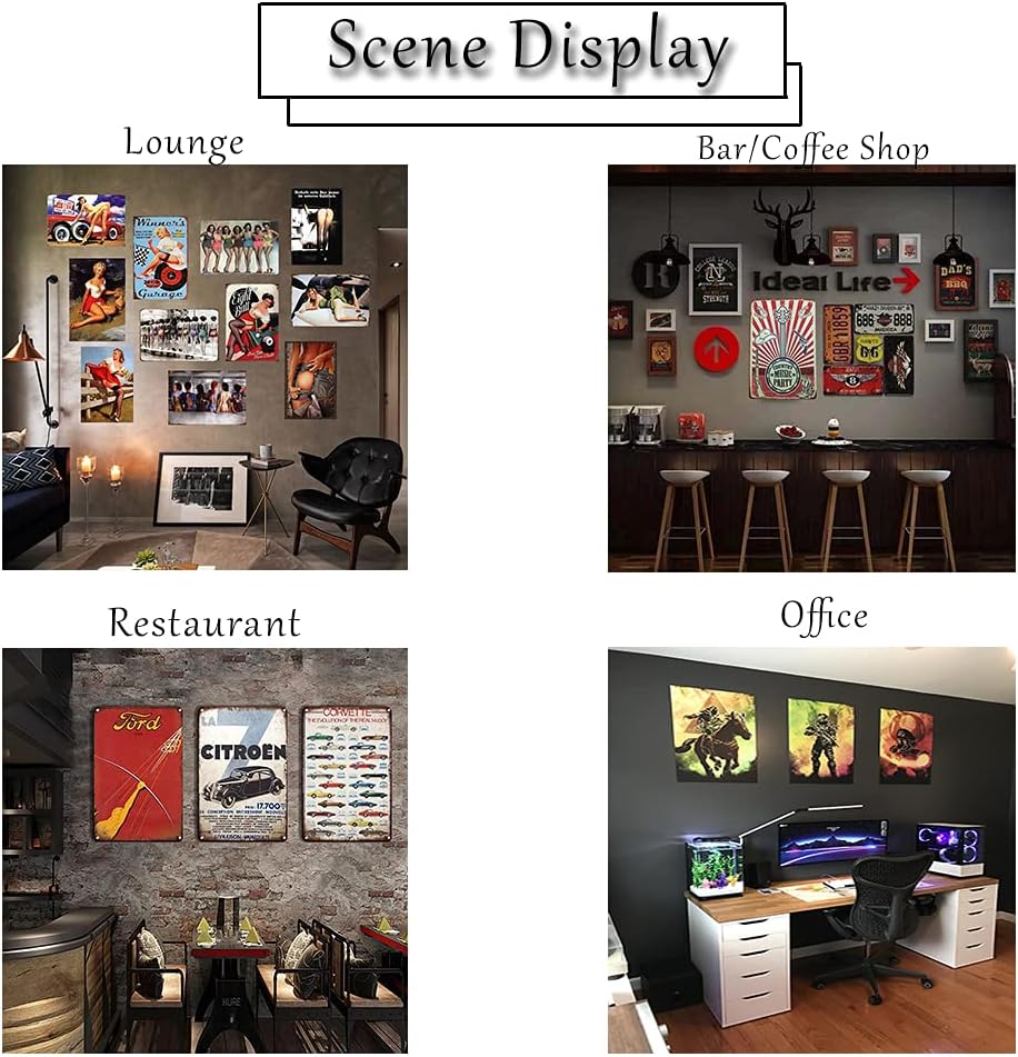 Haunted Mansion Vintage Metal Sign Poster 12x8 Inches