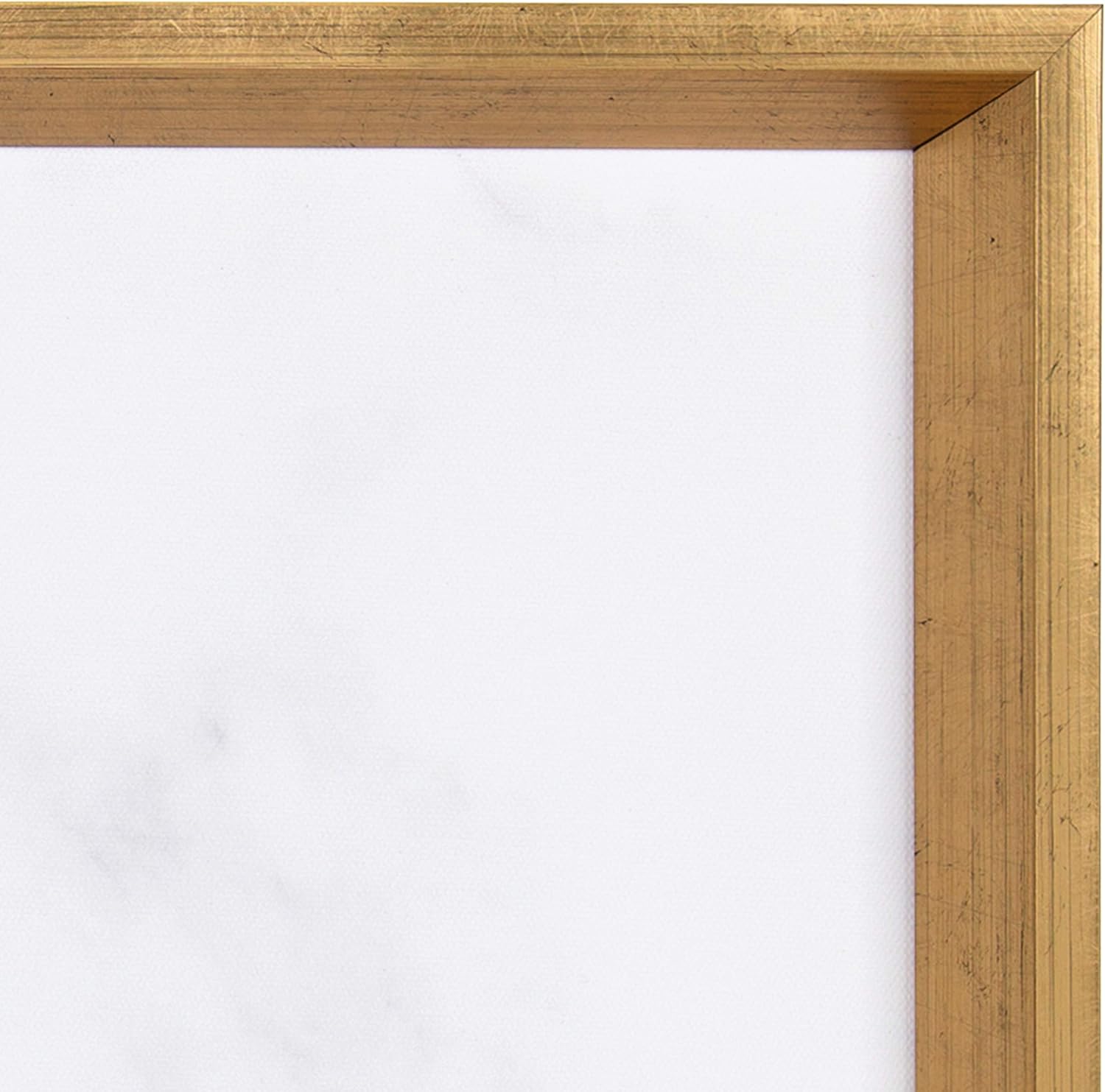 Kate and Laurel Calter Magnetic Bulletin Board with Glam Cararra Marble Design 215x275 Gold