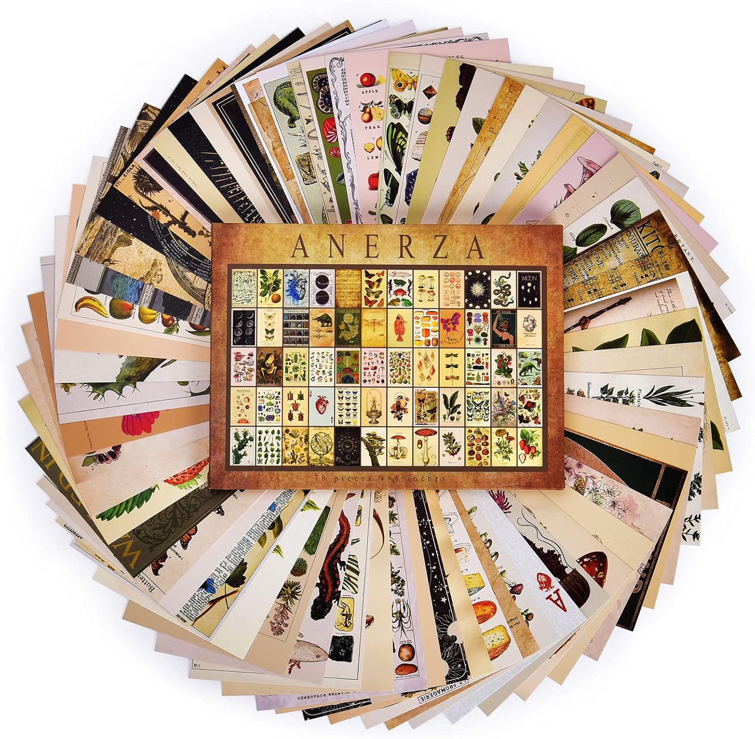 ANERZA Vintage Wall Collage Kit 100 PCS Aesthetic Decor